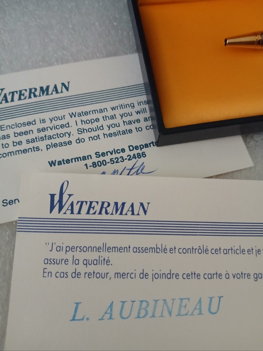 Waterman "Ideal" Paris Ballpoint Pen, Vintage - Picture 5 of 7
